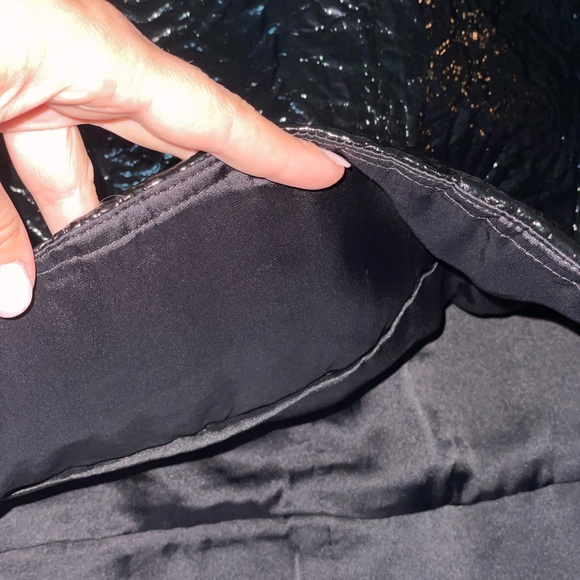 CHRISTIAN SIRIANO textured faux patent Leather mini skirt size22 - Picture 9 of 9